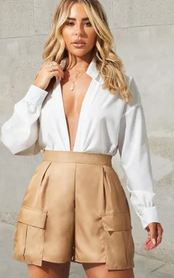 Pocket Detail Cargo Shorts-PrettyLittleThing New