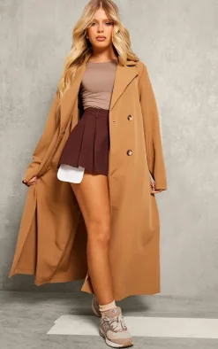 PrettyLittleThing Trench Coats*Structured Midi Trench Coat