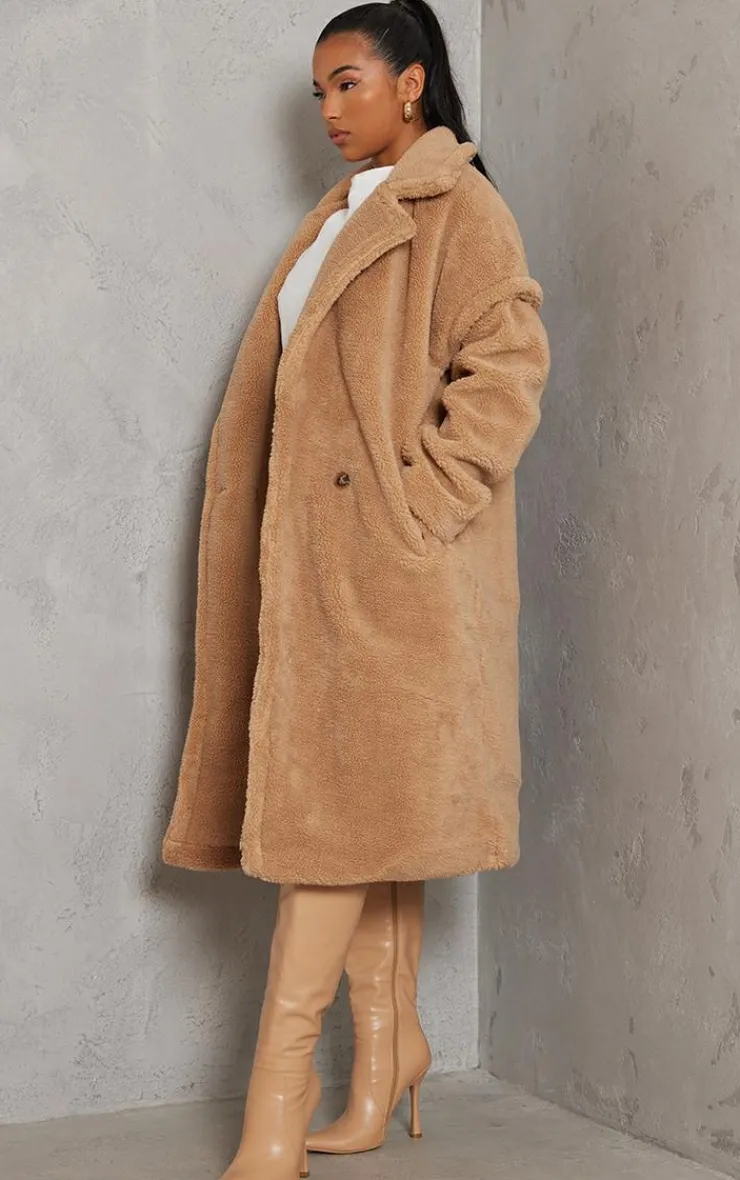 PrettyLittleThing Teddy Coats*Teddy Bear Borg Coat