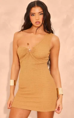 Trim Detail One Shoulder Bodycon Dress-PrettyLittleThing Clearance