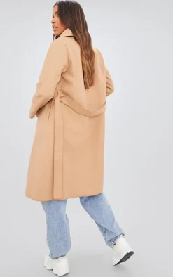 PrettyLittleThing Trench Coats*Veronica Waterfall Tie Waist Coat