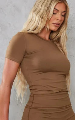 PrettyLittleThing Workout Tops*Sculpt Short Sleeve Gym Top