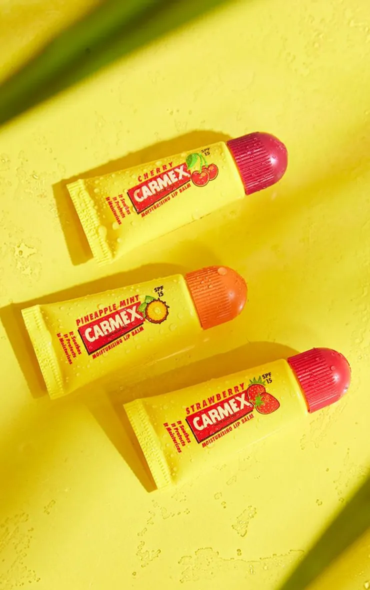 PrettyLittleThing Christmas Shop*Carmex Lip Balm Minis Assorted Flavours 3 Pack