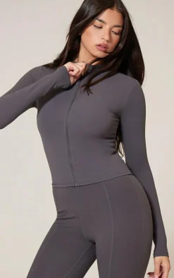 PrettyLittleThing Athletic Jackets*Basic Sculpt Jacket