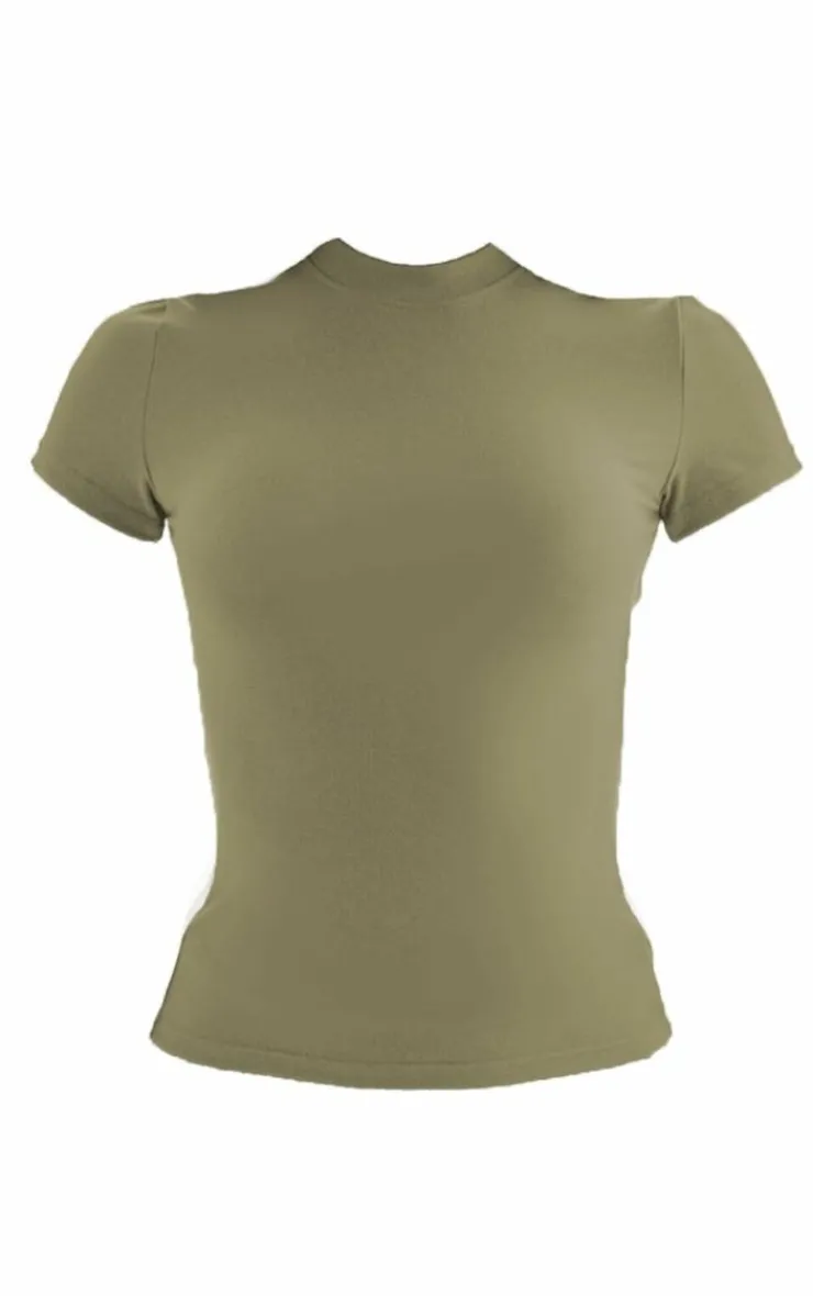 PrettyLittleThing Snatched*Snatched Sculpt Short Sleeve T Shirt