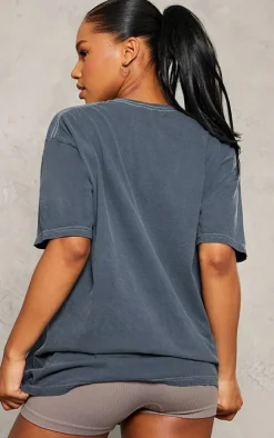 PrettyLittleThing T-Shirts*Club Sports Graphic Oversized T Shirt