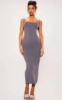 Cut Out Back Bodycon Midi Dress-PrettyLittleThing Best