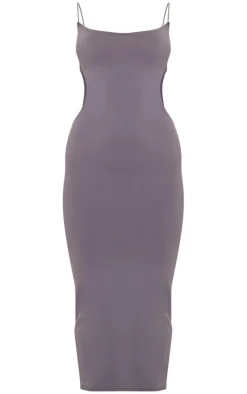 Cut Out Back Bodycon Midi Dress-PrettyLittleThing Best
