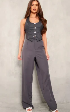 PrettyLittleThing Corsets*Halter Neck Bow Detail Corset