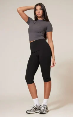 PrettyLittleThing Workout Tops*Sculpt Longline Short Sleeve Gym Top