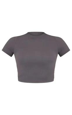 PrettyLittleThing Workout Tops*Sculpt Longline Short Sleeve Gym Top