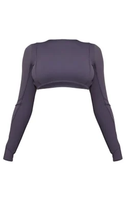 PrettyLittleThing Workout Tops*Sculpt Seam Detail Gym Top