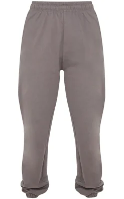 Charcoal Sweat Cuffed High Waist Sweatpants