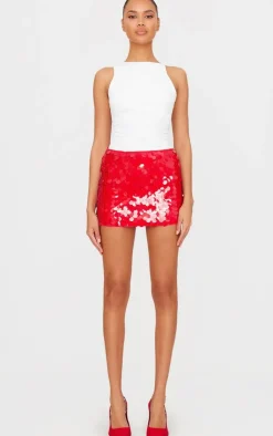 Disc Sequin Mini Skirt-PrettyLittleThing Online