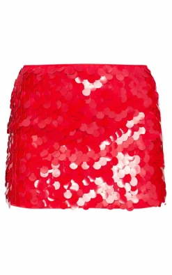 Disc Sequin Mini Skirt-PrettyLittleThing Online