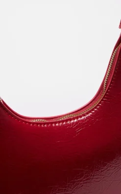 PrettyLittleThing Shoulder Bags*Pu Curved Shoulder Bag