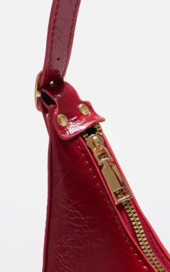PrettyLittleThing Shoulder Bags*Pu Curved Shoulder Bag