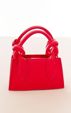 PrettyLittleThing Crossbody Bags*Pu Mini Knot Handle Grab Bag