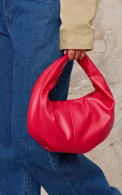 PrettyLittleThing Party Bags*Pu Round Mini Grab Bag