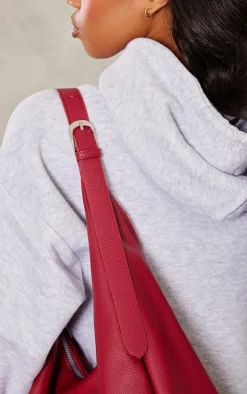 PrettyLittleThing Shoppers*PU Slouchy Oversized Tote Bag