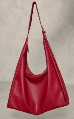 PrettyLittleThing Shoppers*PU Slouchy Oversized Tote Bag