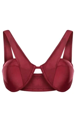 Cherry Red Underwired Bikini Top