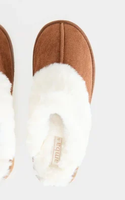 PrettyLittleThing Mules*Faux Suede Mule Slippers
