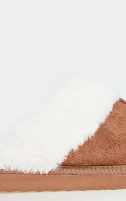 PrettyLittleThing Mules*Faux Suede Mule Slippers