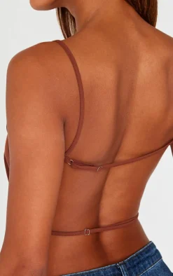 PrettyLittleThing Sleeveless Tops*Backless Long Top