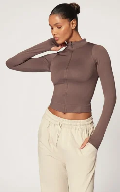 PrettyLittleThing Athletic Jackets*Basic Seamless Jacket
