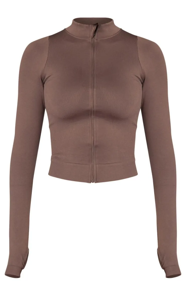 PrettyLittleThing Athletic Jackets*Basic Seamless Jacket