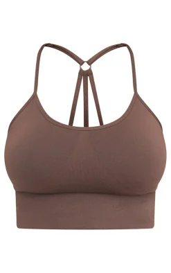 PrettyLittleThing Sports Bras*Basic Seamless Padded Sports Bra