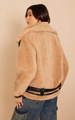 PrettyLittleThing Aviator Jackets*Borg Aviator Jacket