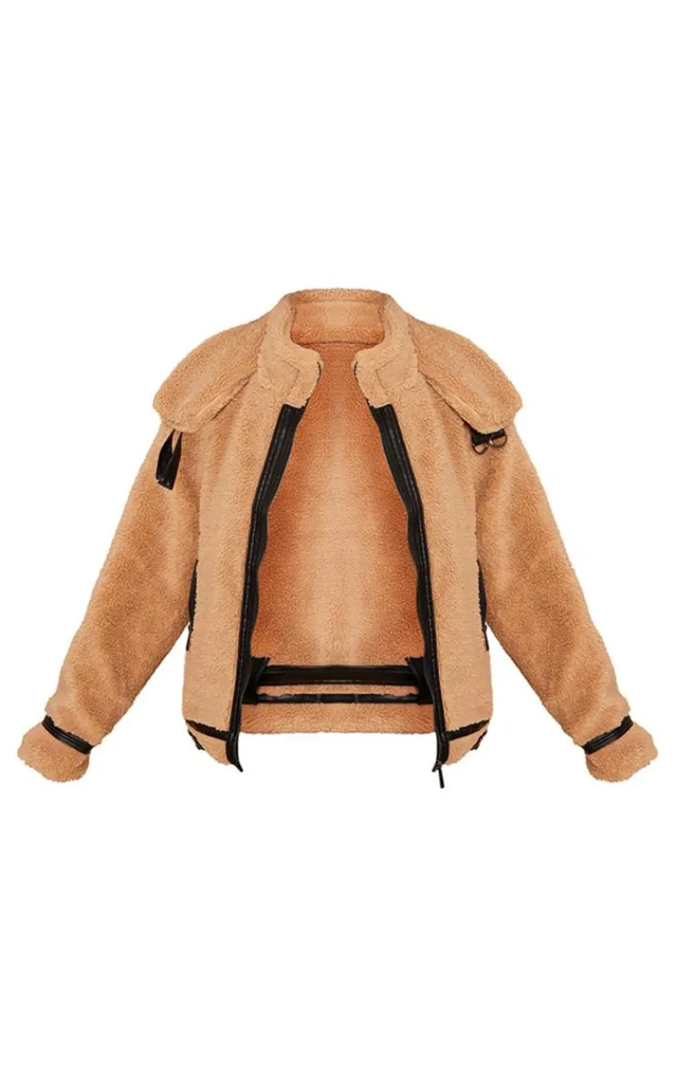PrettyLittleThing Aviator Jackets*Borg Aviator Jacket