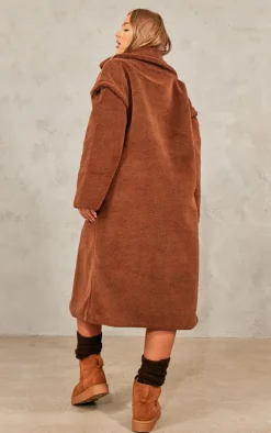 PrettyLittleThing Teddy Coats*Borg Teddy Bear Coat