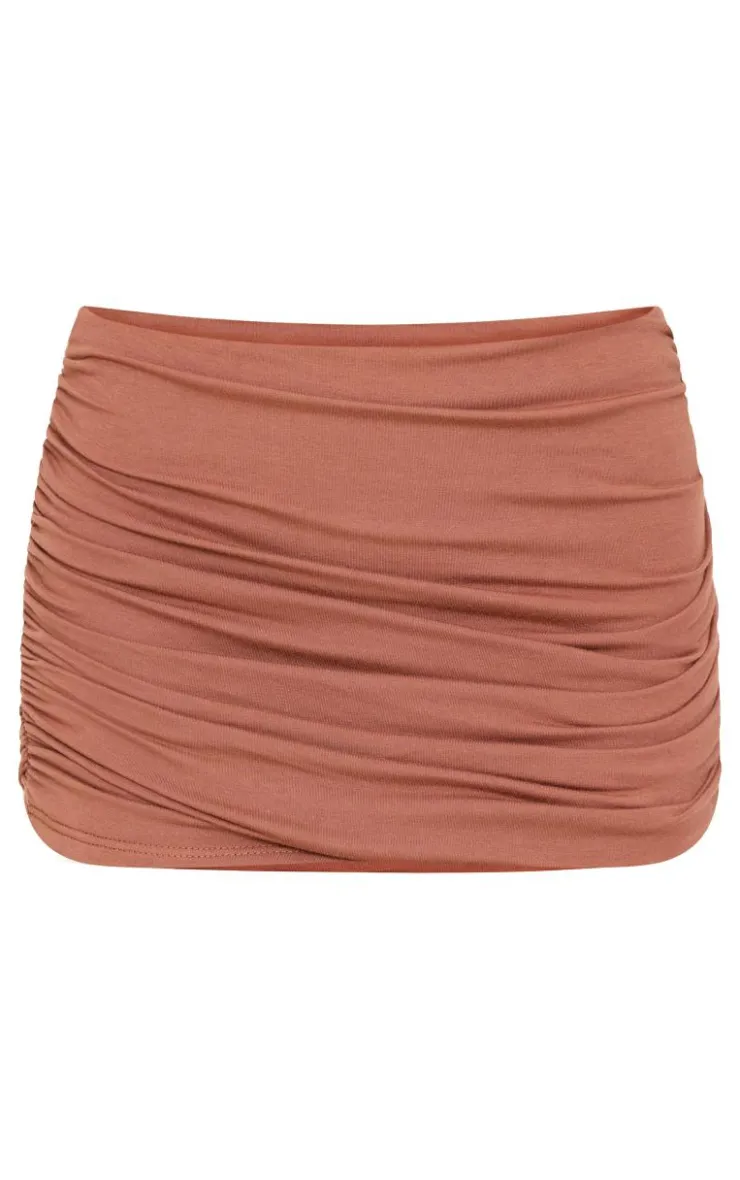PrettyLittleThing Snatched*Double Layer Contour Jersey Mini Skirt
