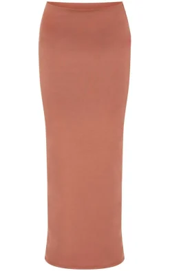 PrettyLittleThing Snatched*Double Layer Contour Jersey Maxi Skirt