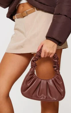 PrettyLittleThing Shoulder Bags*Extreme Ruched Handle Shoulder Bag