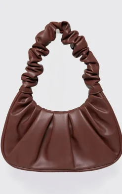 PrettyLittleThing Shoulder Bags*Extreme Ruched Handle Shoulder Bag