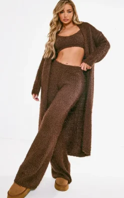PrettyLittleThing Cardigans*Eyelash Bobble Knit Maxi Cardigan