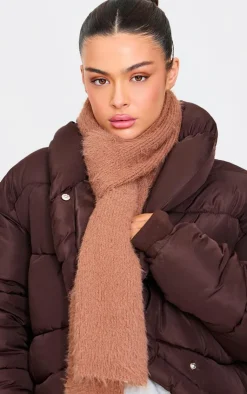 PrettyLittleThing Scarves & Gloves*Eyelash Knit Rib Scarf