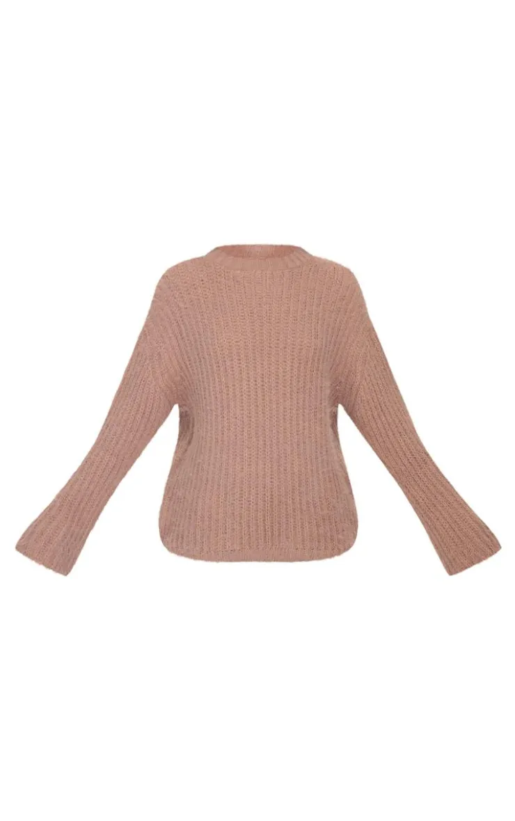 PrettyLittleThing Oversized Sweaters*Eyelash Knit Super Oversized Sweater