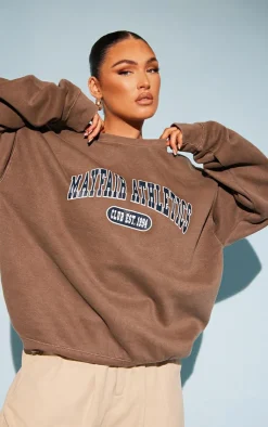 PrettyLittleThing Oversized Sweaters*Mayfair Athletics Oversized Sweatshirt