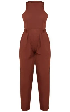 Racer Back Pocket Detail Jumpsuit-PrettyLittleThing Best