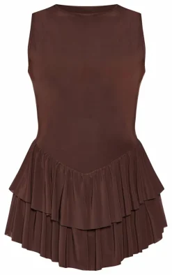 Slinky Rara Skort Romper-PrettyLittleThing Online