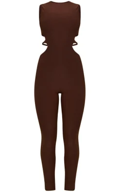 Slinky Ring Detail Strappy Backless Jumpsuit-PrettyLittleThing Best