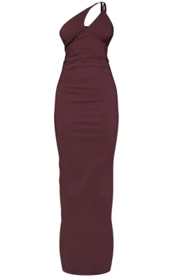 Stretch Woven Strappy Asymmetric Cup Midaxi Dress-PrettyLittleThing Clearance