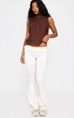 PrettyLittleThing Christmas Day Outfits*Textured Bobble Knit Zip Up Vest
