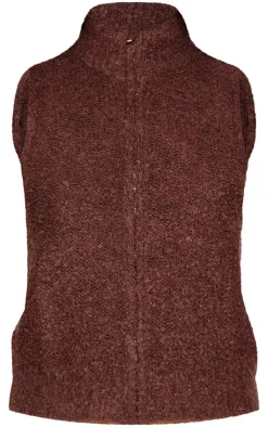 PrettyLittleThing Christmas Day Outfits*Textured Bobble Knit Zip Up Vest