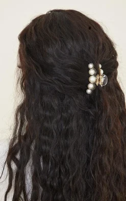 PrettyLittleThing Hair Accessories*Pearl Hair Claw